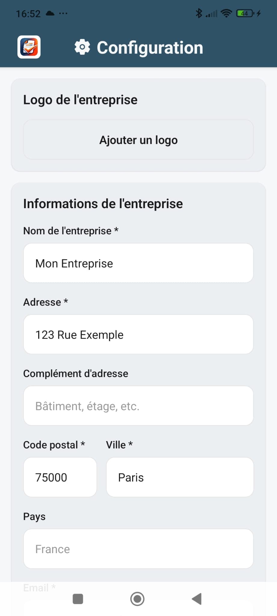 Liste des devis dans Devis Creator