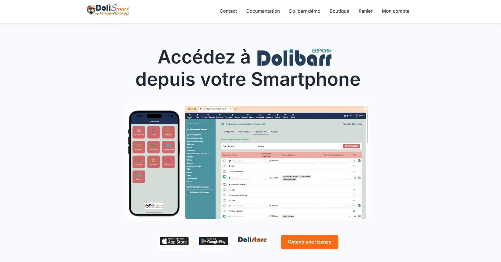 Création du site e-commerce de Dolismart