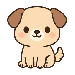 Kawaii Dog Icon