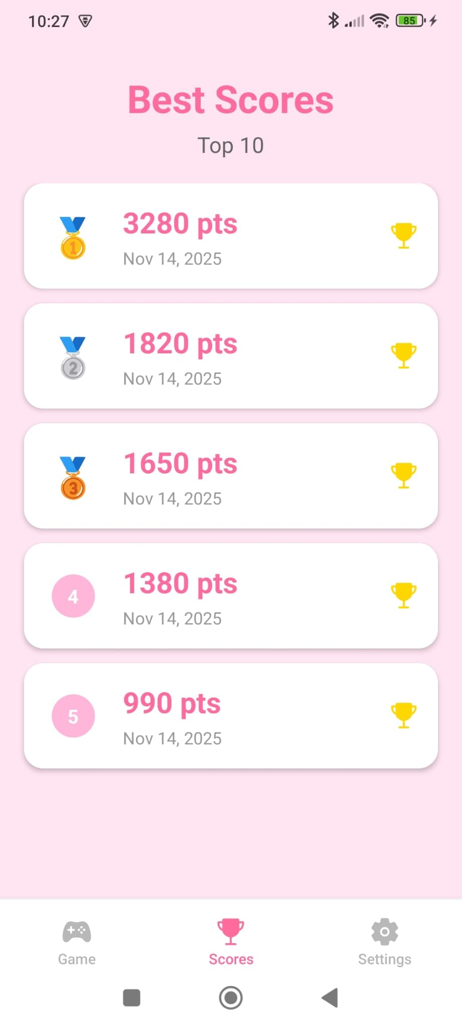 Kawaii Dog - Meilleurs scores