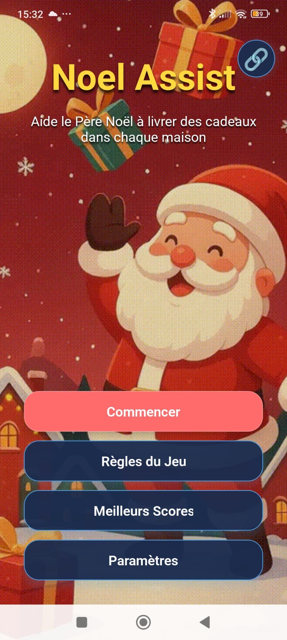 Noel Assist - Écran d'accueil